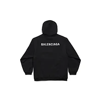 balenciaga back hoodie regular fit
