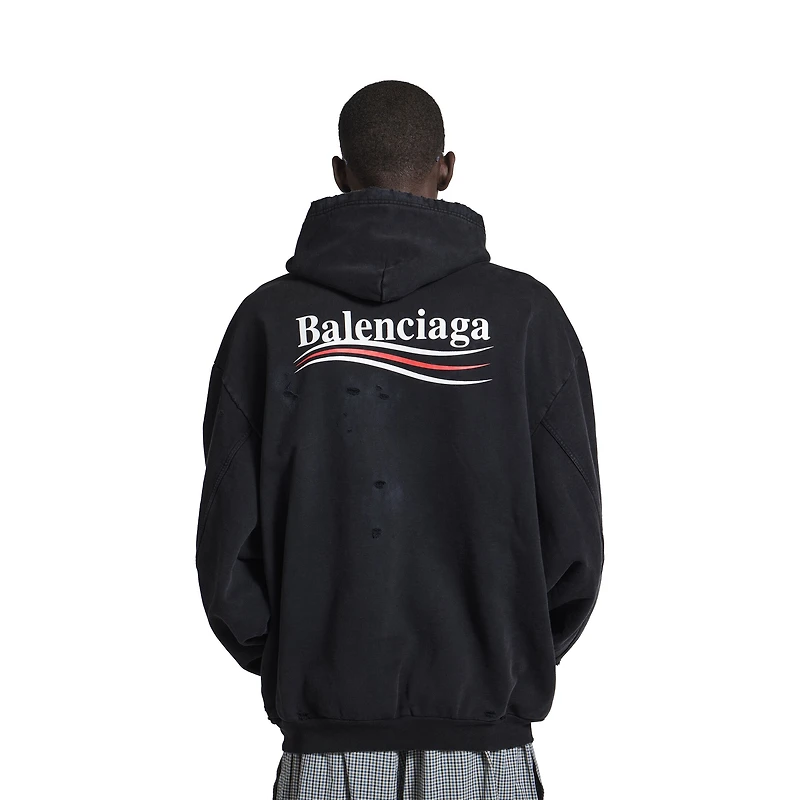 political campaign layered hoodie