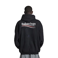 political campaign layered hoodie