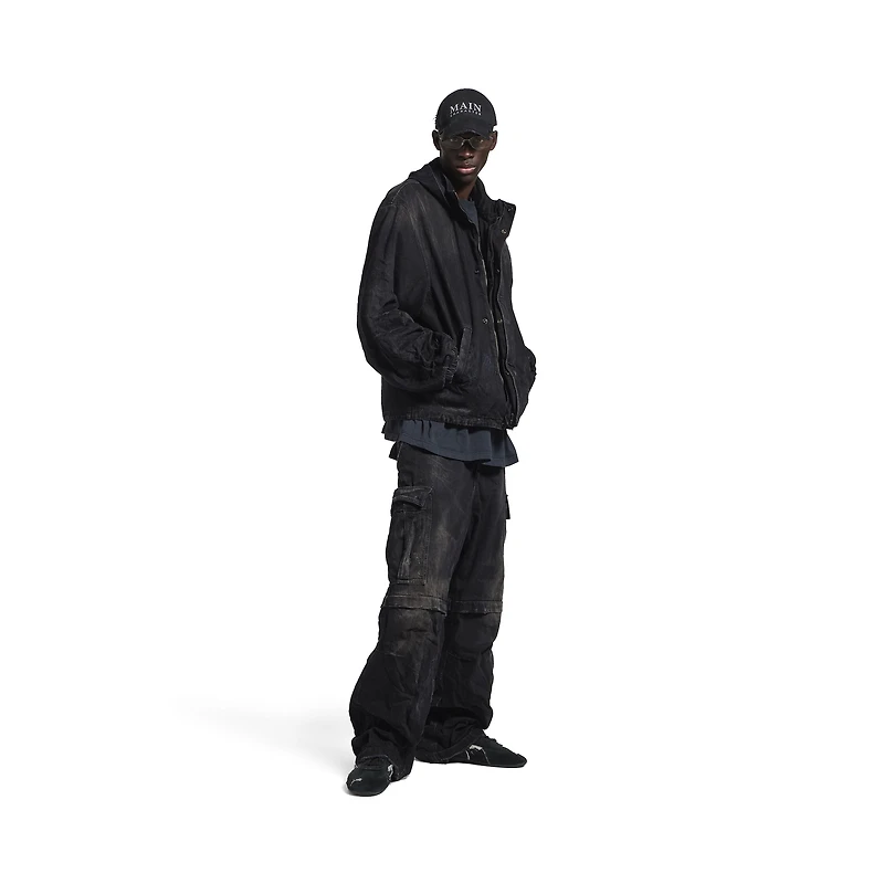 hooded workwear jacket