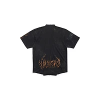 paris moon upside down t-shirt oversized