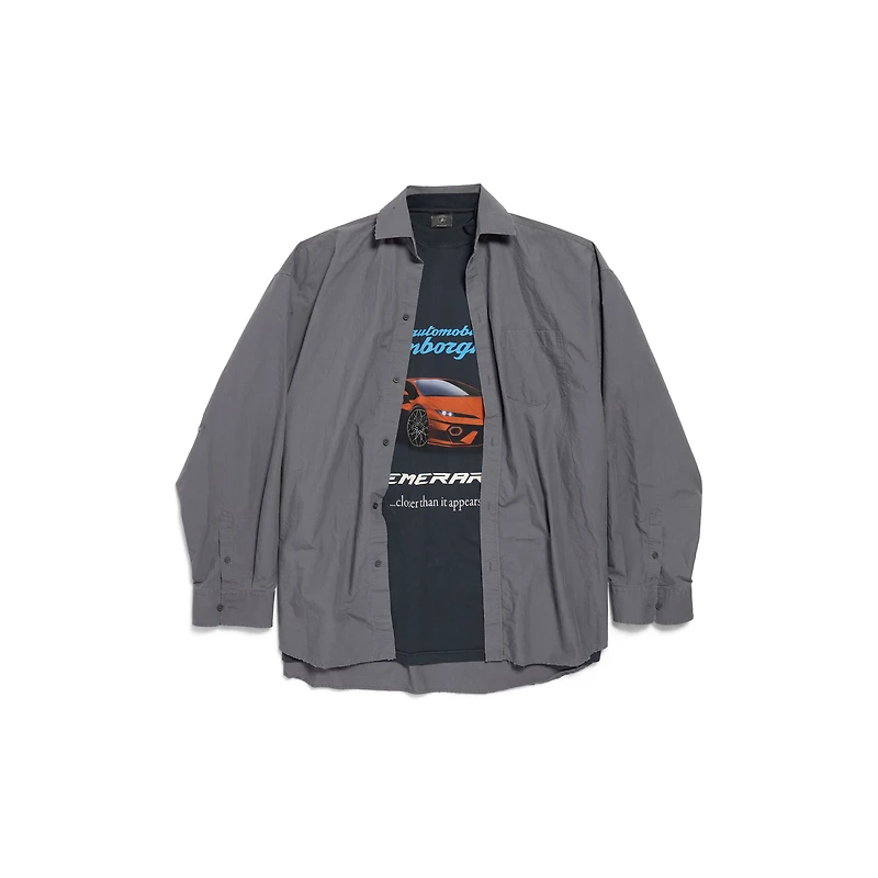balenciaga i automobili lamborghini layered shirt