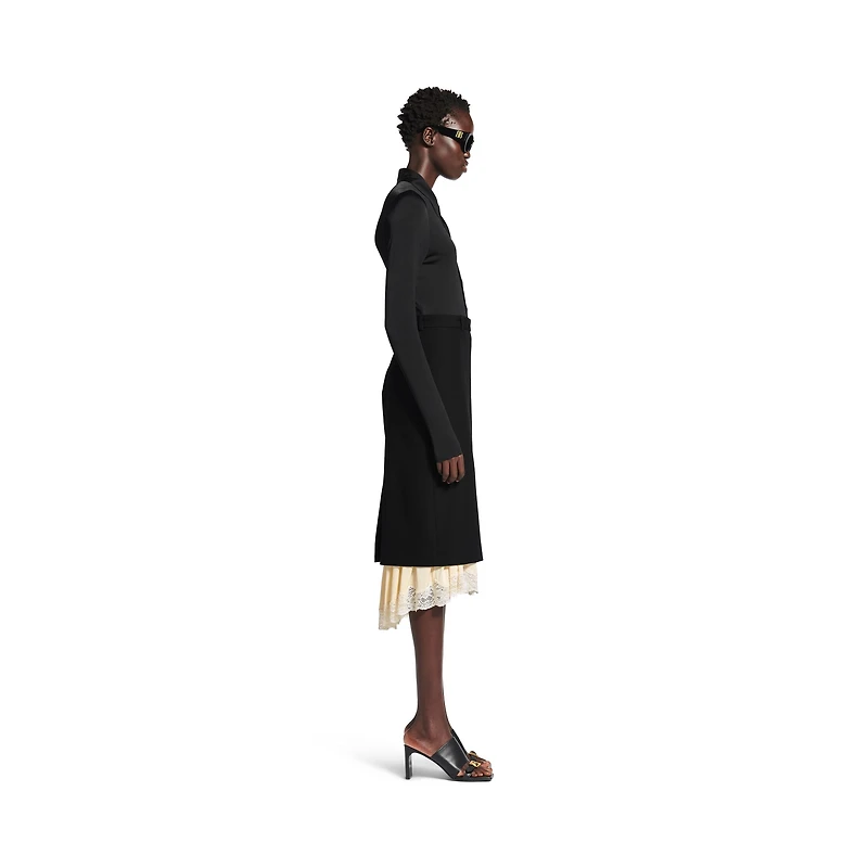 lingerie tailored skirt