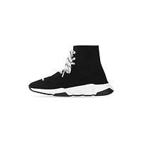 kids - speed lace-up recycled knit sneaker