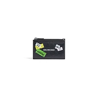cash large long coin and card holder