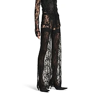 embroidered lace pants