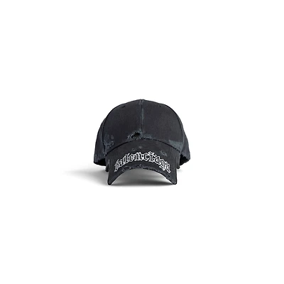 blackletter script cap
