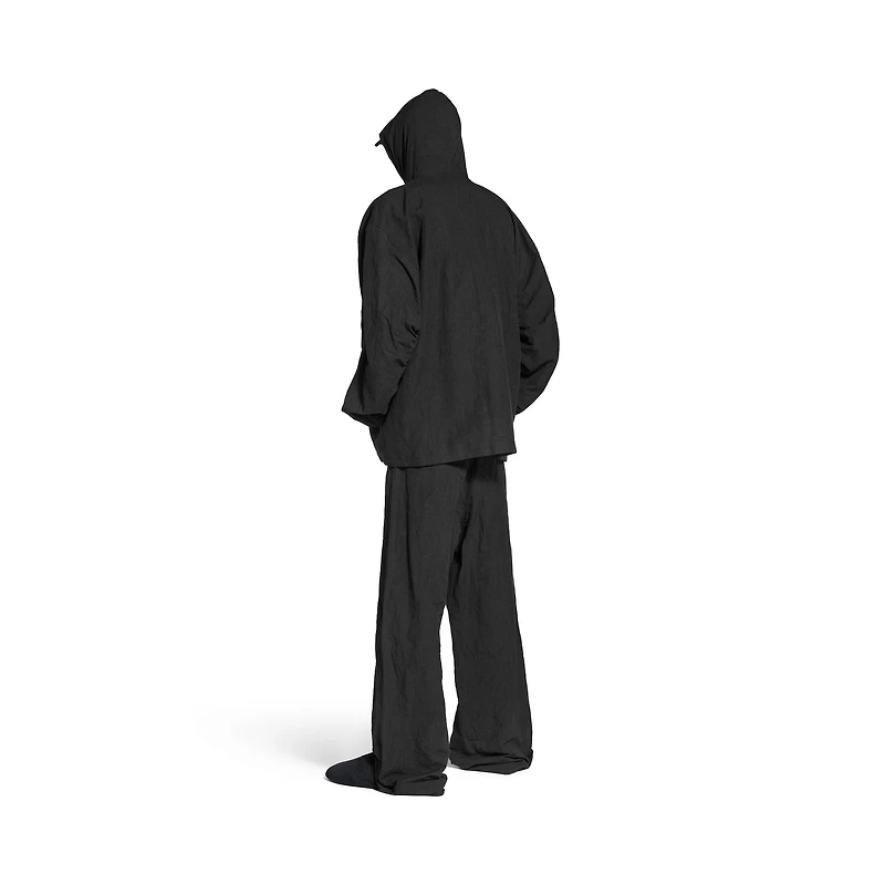 hooded zip-up jacket