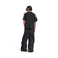 distressed large cargo pants