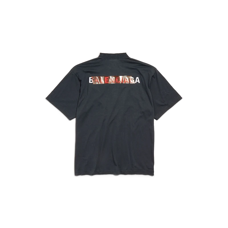 taped balenciaga back t-shirt medium fit