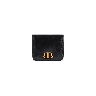 monaco flap coin and card holder