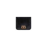 monaco flap coin and card holder