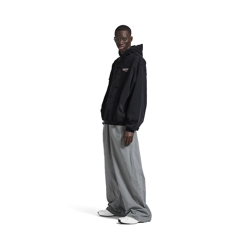 political campaign layered hoodie
