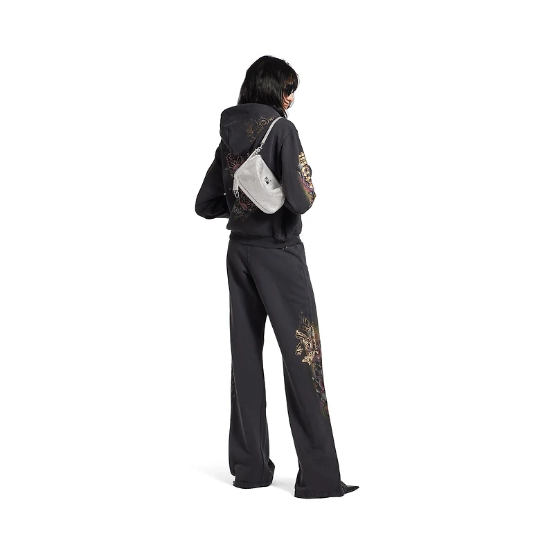 rodeo sling pochette with rhinestones