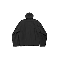 hooded zip-up jacket