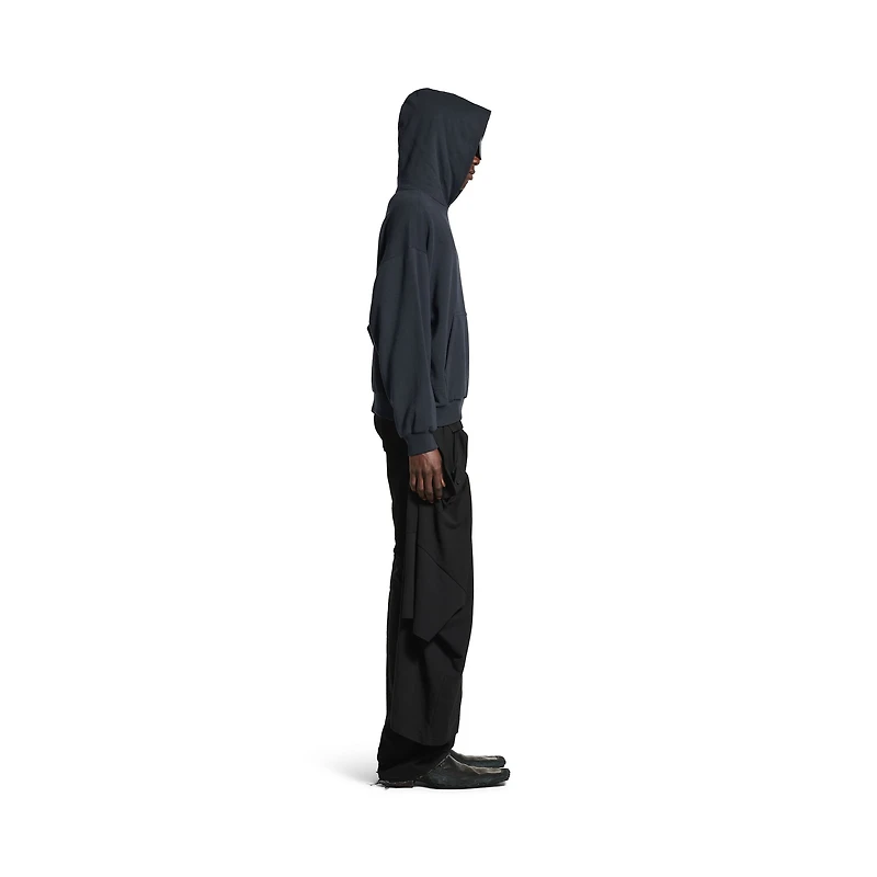 taped balenciaga back hoodie medium fit