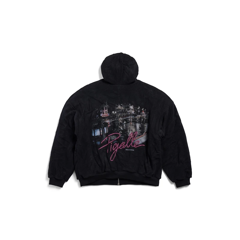 pigalle outerwear zip-up hoodie