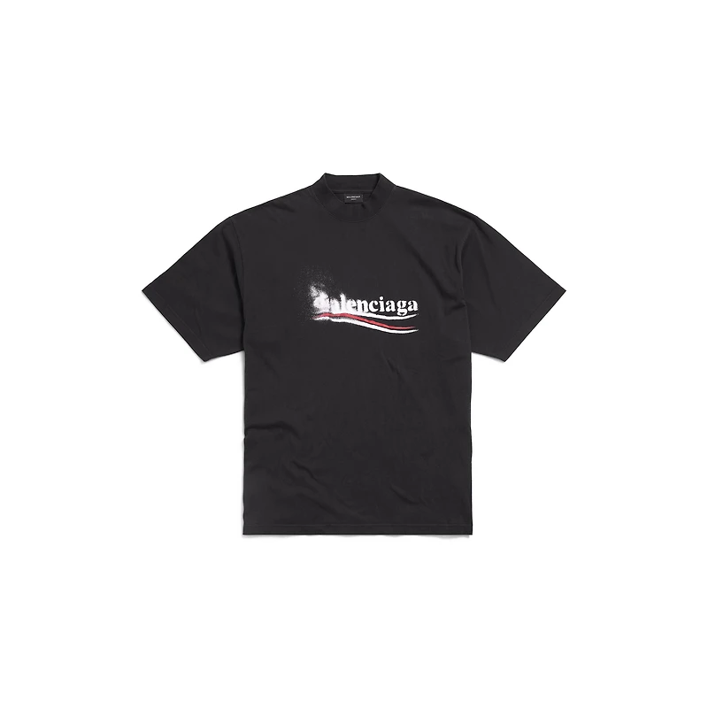 political stencil t-shirt medium fit