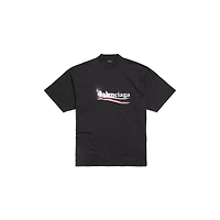 political stencil t-shirt medium fit