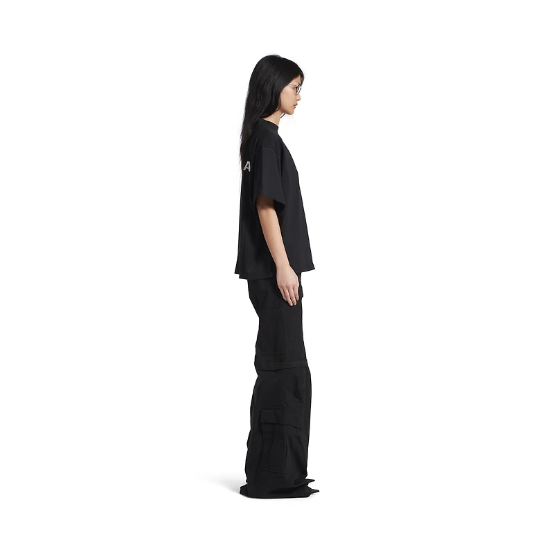 balenciaga back cropped t-shirt