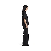 balenciaga back cropped t-shirt