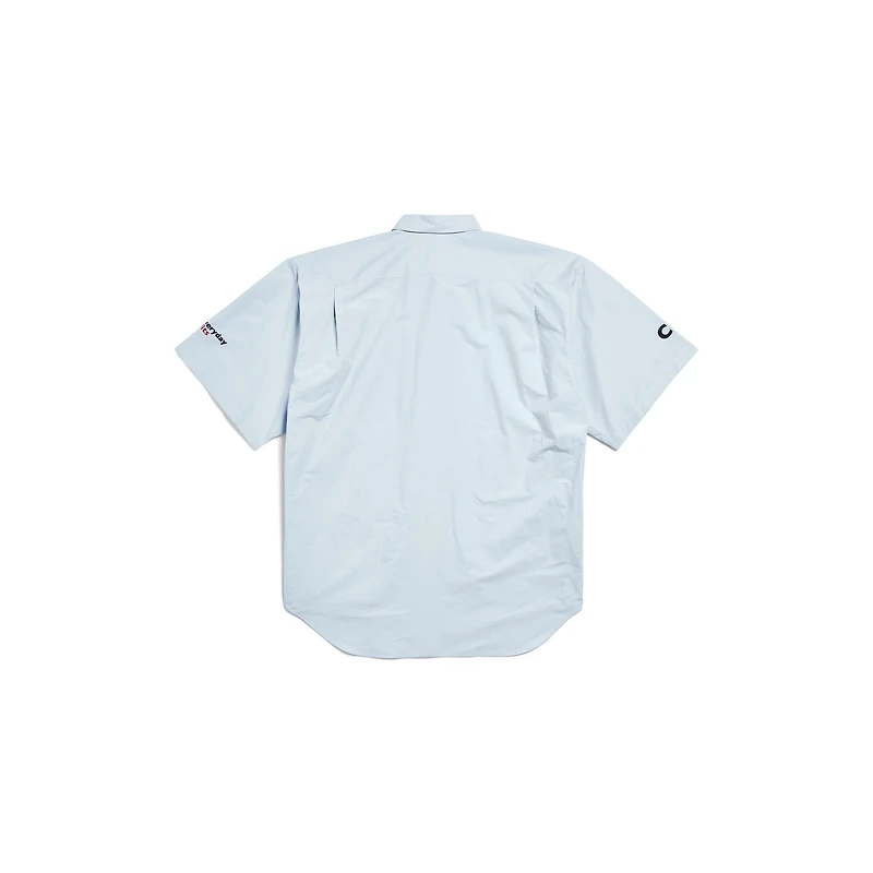 ceo uniform logo short sleeve oversized shirt