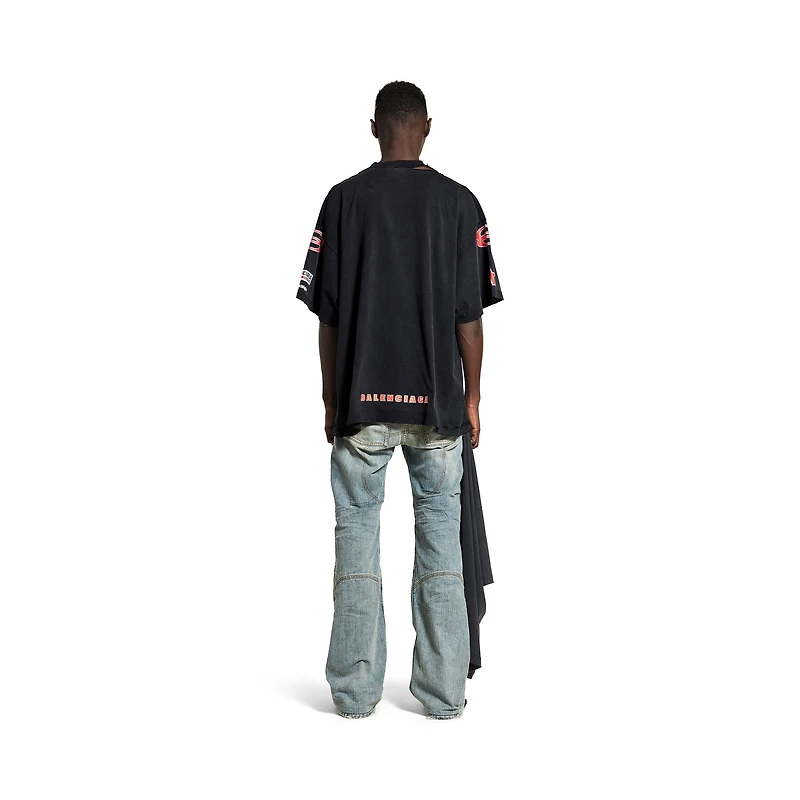 sponsor logos t-shirt oversized