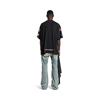 sponsor logos t-shirt oversized