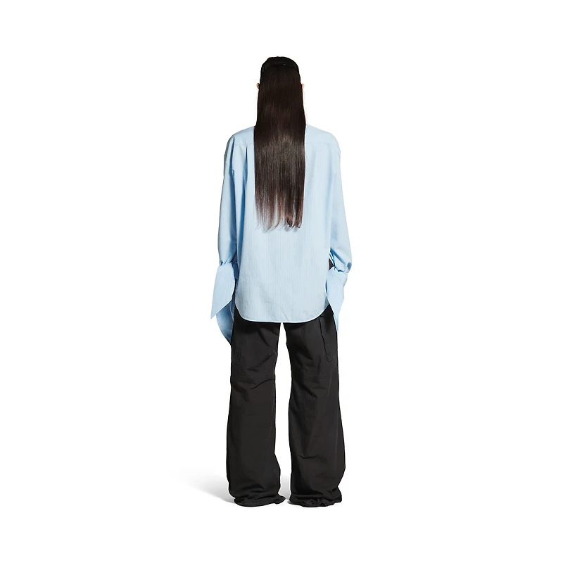 knotted cuff blouse
