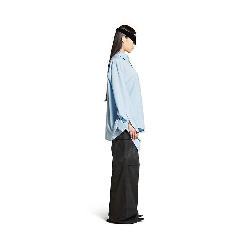 knotted cuff blouse