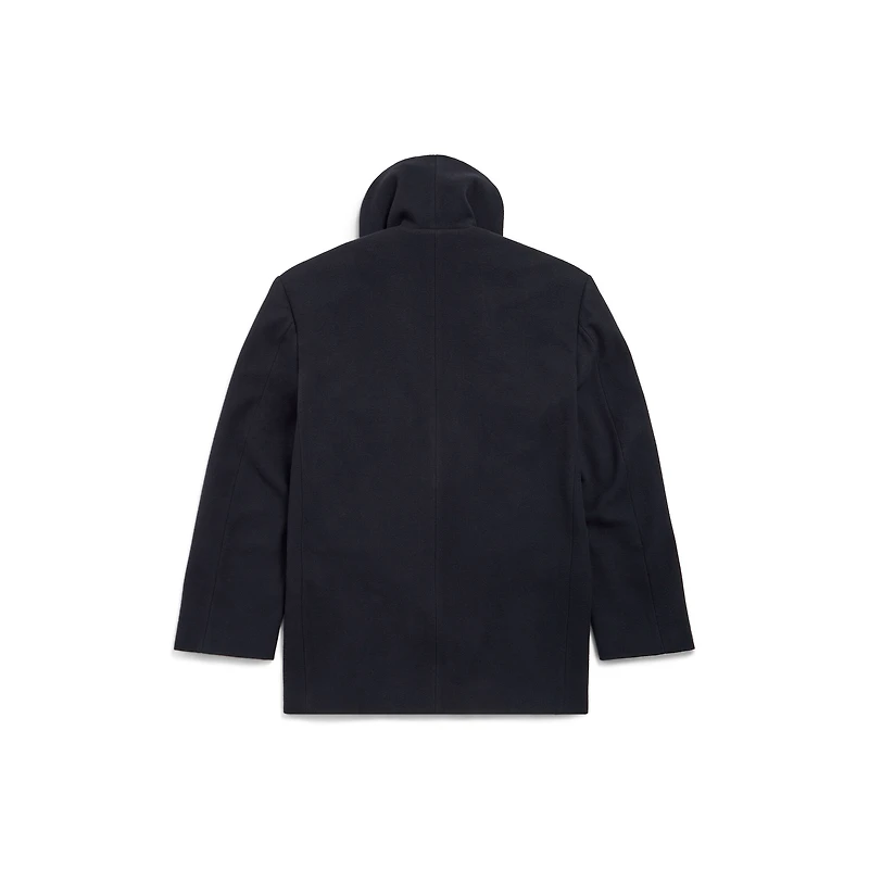 hooded short coat