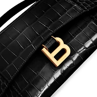 hourglass pochette with chain