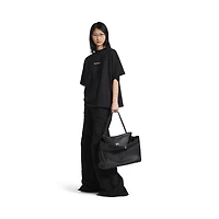 balenciaga back cropped t-shirt