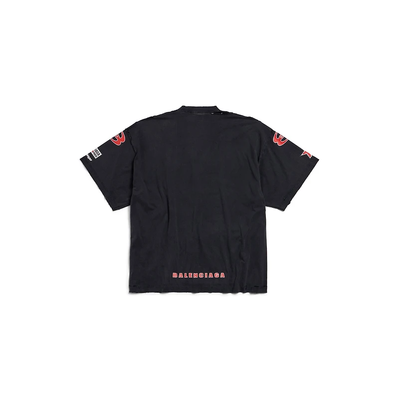 sponsor logos t-shirt oversized