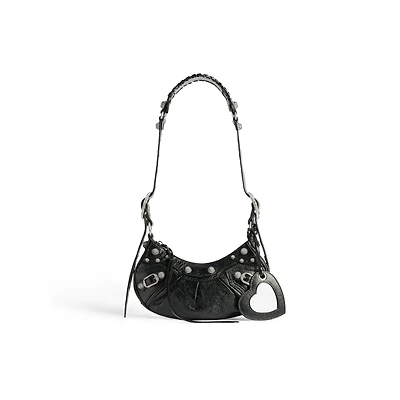 le cagole shoulder bag xs with rhinestones