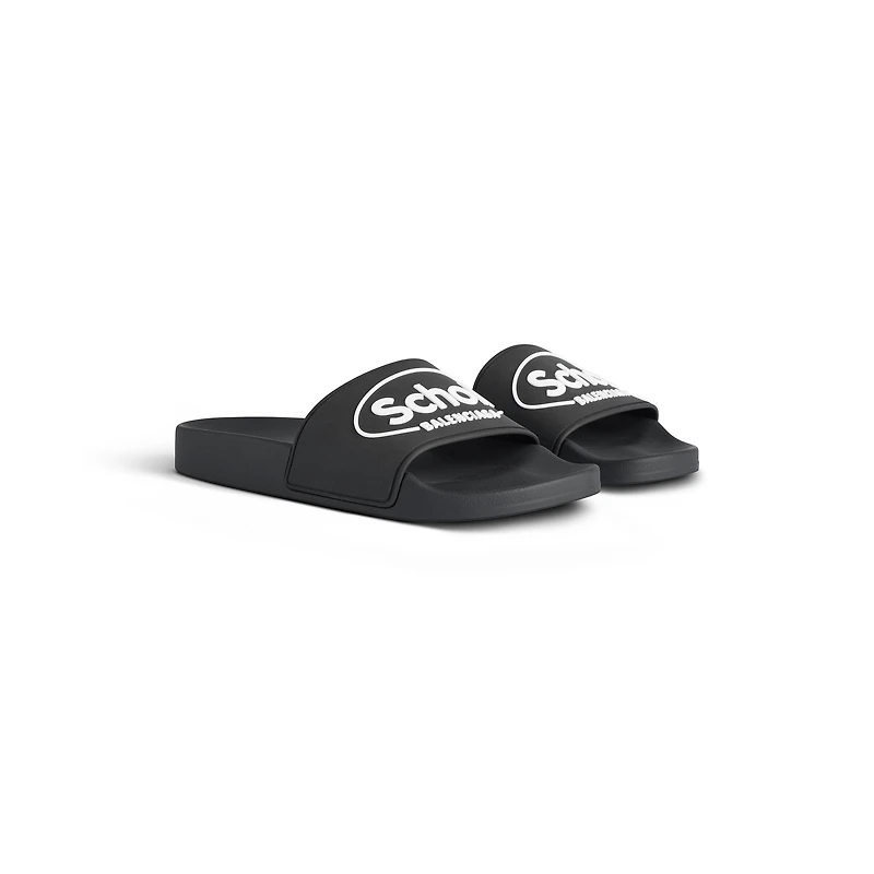 balenciaga i scholl pool slide sandal