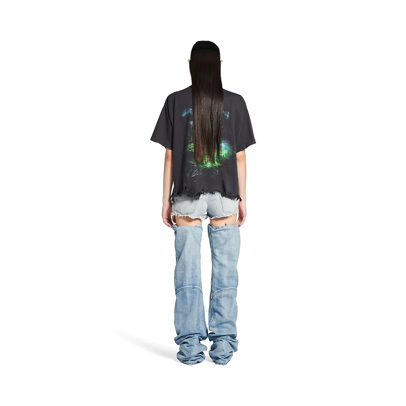 diy imprint cropped t-shirt
