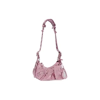 le cagole shoulder bag xs with rhinestones