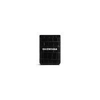 cash magnet card holder crocodile embossed