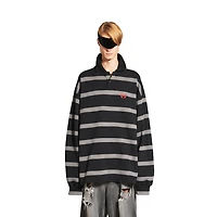 laurel classic long sleeve oversized polo