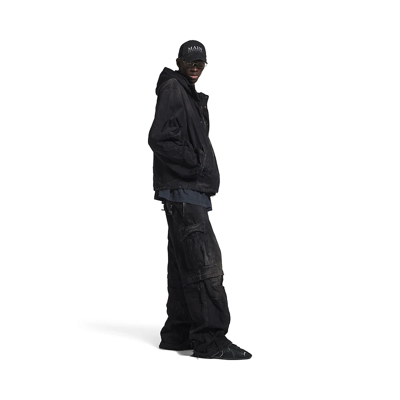 hooded workwear jacket