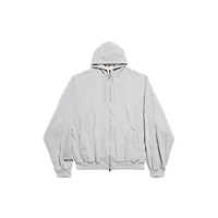 hi there large zip-up hoodie
