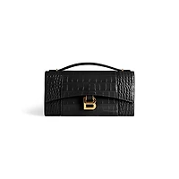 hourglass pochette with chain