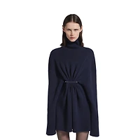 pinched mini dress