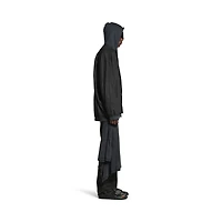 cut-up hooded shirt