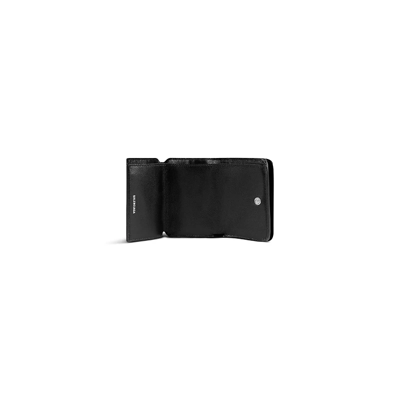 cash mini wallet crocodile embossed