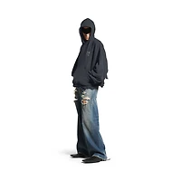 balenciaga nail polish cropped hoodie