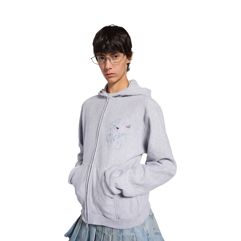 balenciaga music | britney spears series zip-up hoodie regular fit