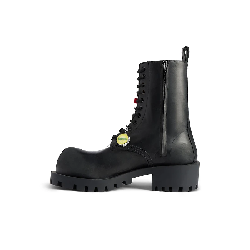 hummer lace-up bootie