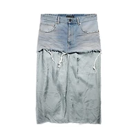 ripped-off skirt